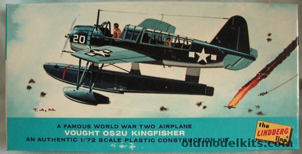 Lindberg 1/72 Vought OS2U Kingfisher - Wheels or Floats, 481-60 plastic model kit